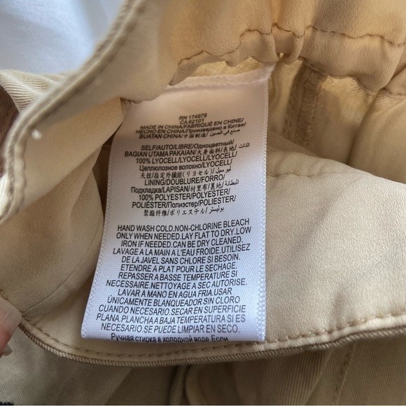 Revolve BCBG Maxazria Paper Bag Pant Pale Khaki Sz XS NWT - Picture 11 of 14